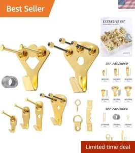 Durable Heavy Duty Picture Hangers - 240pcs for Easy Artwork Display, 10-100 lbs - Picture 1 of 10