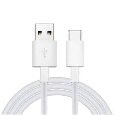 Câble USB-A 1m/2m Chargeur USB-C Data Blanc pour iPhone 17/16/15/14/13/12/11/X/8 - Image 1 of 4