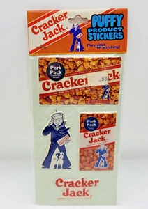 Vintage ‘80s Cracker Jack Puffy Stickers 1980s Scrapbook Stickers 1982 Gordy - Picture 1 of 7