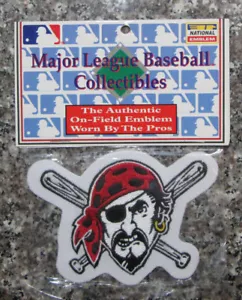 RARE NIP PITTSBURGH PIRATES ON-FIELD EMBLEM JERSEY PATCH OF THE PIRATE LOGOMAN - Picture 1 of 1