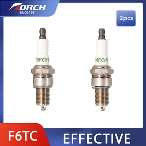 2 Stück Brenner F6TC Zündkerze für NGK BP6ES für Bosch W175T30 W215T30 W6D TORCH - Bild 1 von 7