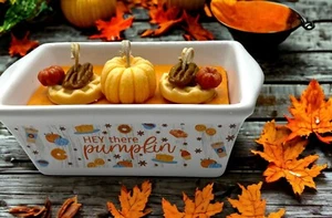 Pumpkin Pecan Waffles Soy Candle with Pumpkins, Waffles & Pecans. 11 Oz. Candle - Picture 1 of 6