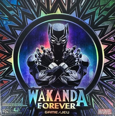 Marvel Wakanda Forever Board Game Black Panther by Spin Master  (10+) ~ Complete - Image 1 of 4