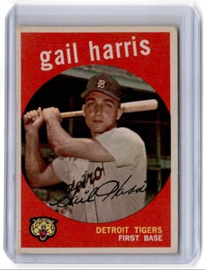 1959 Topps Gail Harris Detroit Tigers #378