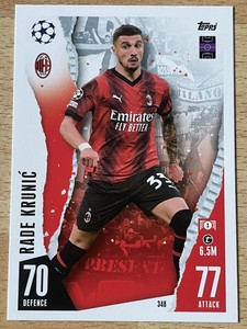 Match Attax 2023 2024 23 24 Rade Krunic AC Milan