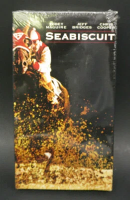Seabiscuit (VHS 2003) Tobey Maguire, Jeff Bridges, Elizabeth Banks, History NEW - Image 1 of 4