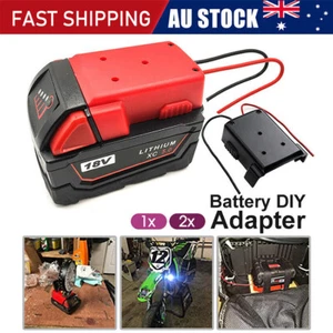 DIY For Milwaukee M18 XC 18V DIY Project Battery Adapter/BASE Power 2 Wirings AU - Picture 1 of 27