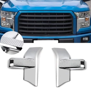 Car Front Bumper Headlight Grille Cover Trim for 2015+ Ford F150 Accessories 2X - Picture 1 of 17