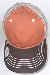 Outdoor Kappe braun orange und beige OSFM neu ohne Etikett Klett Kartenhalter vor Ort - Bild 1 von 6
