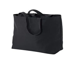 Port Authority B300 Unisex Adults 100% Cotton Twill Oversized Jumbo Tote Bags - Picture 1 of 4