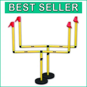 2 Pack Youth Football Goal Posts with Adjustable Heights - Perfect for Ages 4+ - Picture 1 of 7
