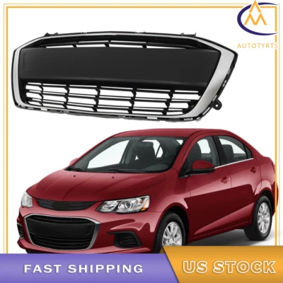 Grille Grill For Chevrolet Sonic 2017-2019 2020 Front Lower Matte Black 42496925 Foto 1 de 4