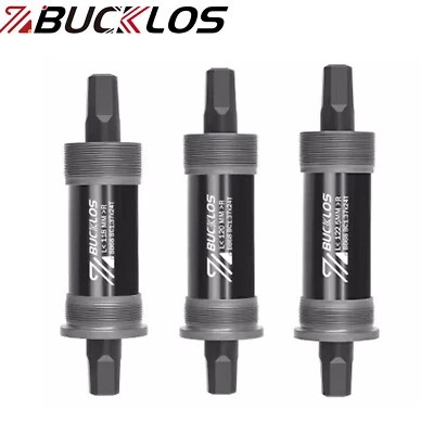 BUCKLOS Fahrrad Kurbel Tretlager BB68/80/90/100/110 Abgedichtete Lager Vierkant - Bild 1 von 4