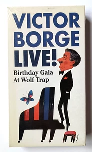 Victor Borge Live! Birthday Gala at Wolf Trap VHS Tape- NEW/FACTORY SEALED - Picture 1 of 2