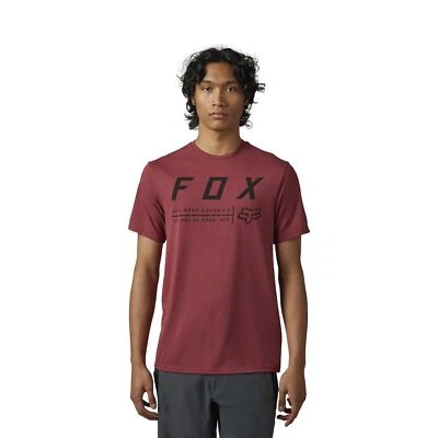 Fox Racing SS Tech T-Shirt Homme ~ Non Stop Scarlet - Photo 1/3