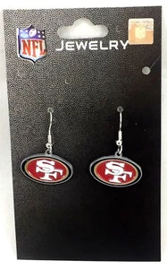 NFL San Francisco 49ers J Hooks Earring - Picture 1 of 6
