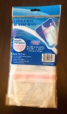 12 X Delicates Mesh Lingerie Laundry Bag Washer Dryer Protector W/zipper 15 X 18