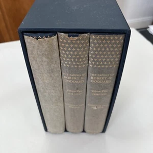 Papers Robert H. Goddard 3 vols book set slipcase Rocket Science Missiles Space - Imagen 1 de 11