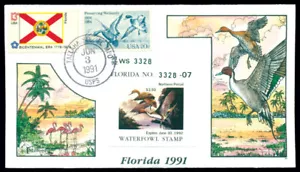 Duck FDC - FL13 1991 Florida - Imagen 1 de 1