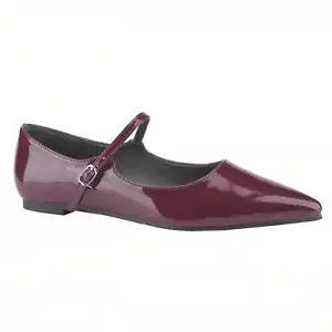 Zapatos de vestir para mujer Mary Janes ajustables con correas punta plana charol retro - Imagen 1 de 40
