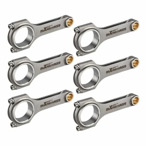 6pcs Connecting Rods+ARP2000 Bolts for Nissan Patrol Datsun 280Z 280ZX Turbo L28 - Picture 1 of 8