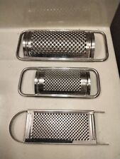 Lot of 3 Cheese Zest Nutmeg Ect. Graters Kitchen Utensils GC