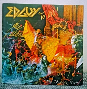 Edguy – The Savage Poetry. SIGNED x 3! 2-CD Ltd Edt. NEVER played. - Picture 1 of 6
