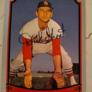 Dick Groat Autographed 1988 Baseball Legends #108 Baseball Card. - Picture 1 of 2