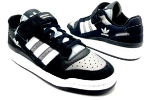 Adidas Forum Low Originals Mens Shoes Trainers GZ3710 UK Size 8 CBLACK/FTWWHT/GR - Picture 1 of 15
