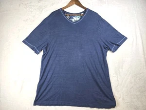 Tommy Bahama Herren Wave Tropic V-Neck T-Shirt, Island Navy, XL - Bild 1 von 12