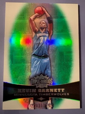 2006-07 Kevin Garnett Topps Thriple Threads Emerald - 043/199 - Image 1 of 2