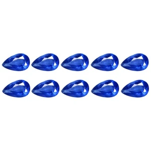 Lote de 10 piezas de 2,43 quilates 5 X 3 mm corte pera 100 % natural romántico azul real cianita - Imagen 1 de 5