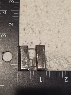 Reproducción Segunda Guerra Mundial Ejército de Estados Unidos Capitán CPT Rango Copo de Nieve Pin Respaldo ÚNICO 3933 Foto 1 de 2