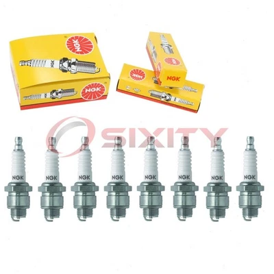 8 pcs NGK Standard Spark Plugs for 1949-1958 Pontiac Chieftain 5.7L 4.7L lt - Image 1 of 4