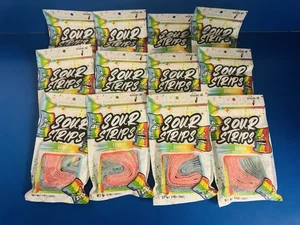 (12) Sour Strips Rainbow Flavored Candy, 3.4oz, Bulk, Lot, BB: 12/2026 - Picture 1 of 1