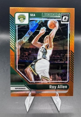 2024–25 Donruss Optic — Ray Allen No240 Legends гипероранжевая /299 - Изображение 1 из 2