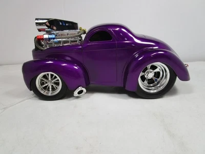 MUSCLE MACHINES 1/18 PURPLE 1941 WILLY'S COUPE *NOT PERFECT* NO BOX - Image 1 of 4