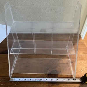 Acrylic three tier riser / 1 Piece / 12”x8.25”x11.5” / Free Standing - Picture 1 of 5