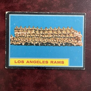 1962 Topps Set LOS ANGELES RAMS TEAM PHOTO CARD rare SP #89 VG-EX - Picture 1 of 2