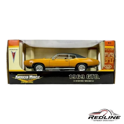 🇺🇸🇺🇸ERTL American Muscle Pontiac GTO 1969 naranja 1:18 TC🇺🇸🇺🇸 Foto 1 de 4