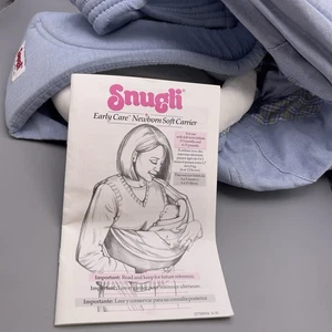 Evenflo Newborn Soft Sling Carrier 0-3 months/6-15 lbs Breastfeeding Nursing Vtg - Picture 1 of 15