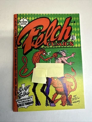 FELCH CUMICS #1 2nd Print SIGNED 1975 RARE HIGH-GRADE ROBERT WILLIAMS, STOUT - Image 1 of 4