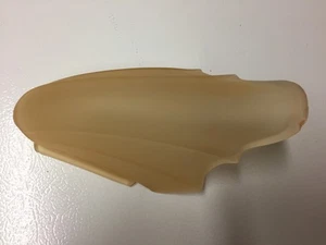 ANTIQUE ART DECO SLIP SHADE CEILING LIGHT FIXTURE CHANDELIER CFC 3 Shades - Picture 1 of 12