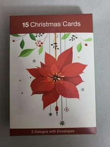 Assortment Of 14 Only Christmas Cards Out Of A Box Of 15. Cards Envelopes New . - Picture 1 of 6