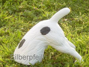 Halber Hund Buddel Hund Buddelnder ohne Kopf Figur Gartenfigur Tierfigur 622 - Picture 1 of 1