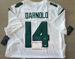 Sam Darnold Autographed New York Jets Jersey Fanatics Authentic #B163363 Holo - Picture 1 of 1