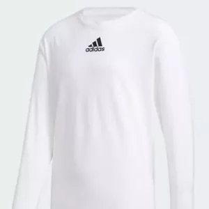 Adidas Youth Long Sleeve Amplifier Tee Logo - Picture 1 of 3