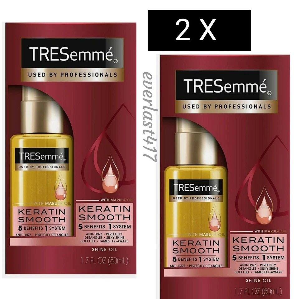 TRESemme Keratin Smooth Pro Collection Marula Shine Oil 50ml X 2 &