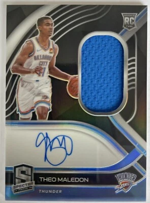 2020 21 Panini Spectra Prizm /149 RPA Theo Maledon Rookie Patch Auto # 212  - Image 1 of 2