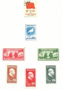 CHINA ALBUM PAGE 7 CTO(1)MINT HINGED(6) ALL SOUND EARLIES; HIGH CATALOGUE VALUE - Picture 1 of 3